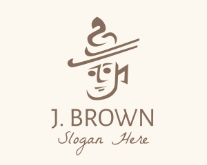 Brown Agricultural Farmer logo design