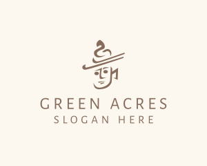 Farmer - Brown Agricultural Farmer logo design