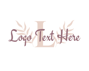 Typography - Wellness Leaf Brand logo design