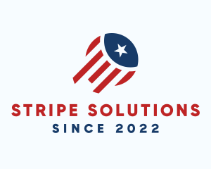 United States Star Stripes logo design