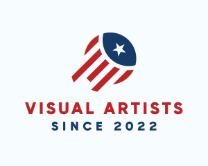 Veteran - United States Star Stripes logo design