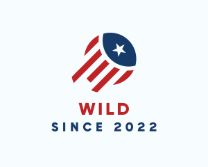 Soldier - United States Star Stripes logo design