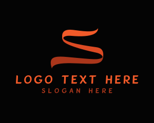 Industry - Professional Ribbon Business Letter S logo design