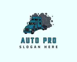 Smoke Freight Truck Logo