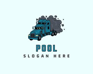 Smoke Freight Truck Logo