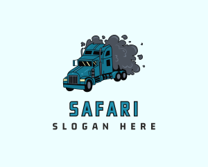 Smoke Freight Truck Logo