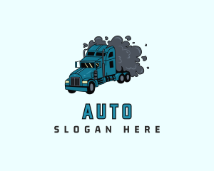 Smoke Freight Truck Logo