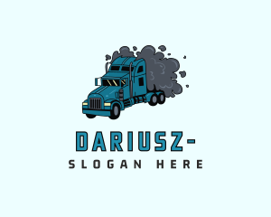 Smoke Freight Truck Logo