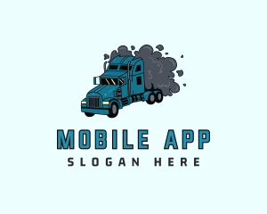 Smoke Freight Truck Logo