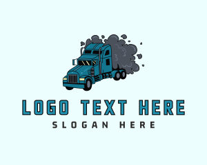 Smoke Freight Truck Logo