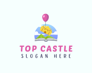 Castle Balloon Book logo design