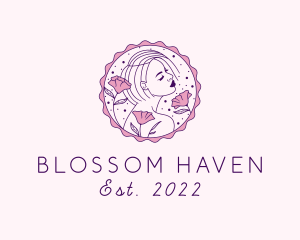 Floral - Beauty Floral Model logo design