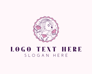 Beauty Floral Model logo design