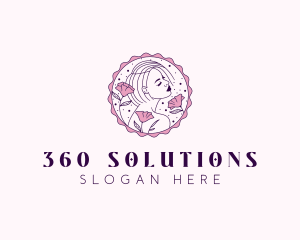 Beauty Floral Model logo design