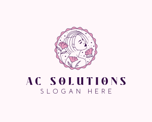 Beauty Floral Model logo design