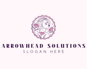 Beauty Floral Model logo design