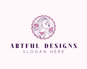 Beauty Floral Model logo design