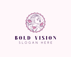 Beauty Floral Model logo design