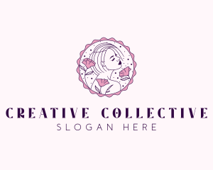 Beauty Floral Model logo design