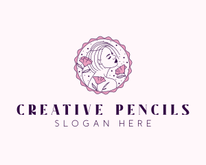 Beauty Floral Model logo design