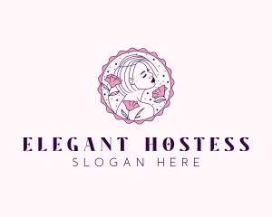 Beauty Floral Model logo design