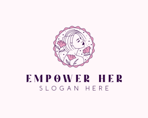 Beauty Floral Model logo design