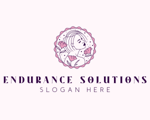 Beauty Floral Model logo design