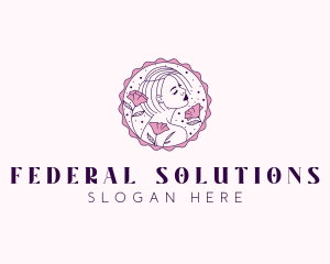 Beauty Floral Model logo design