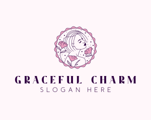 Beauty Floral Model logo design