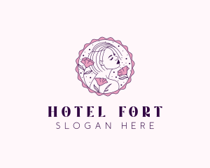 Beauty Floral Model logo design