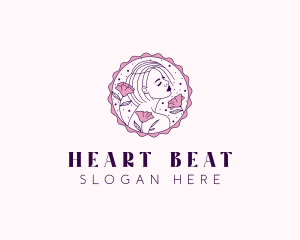 Beauty Floral Model logo design