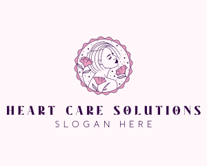 Beauty Floral Model logo design