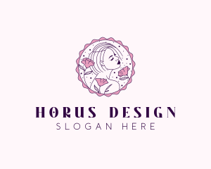 Beauty Floral Model logo design