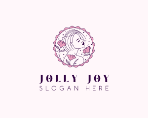 Beauty Floral Model logo design