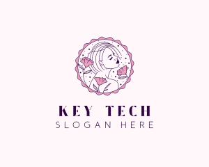 Beauty Floral Model logo design