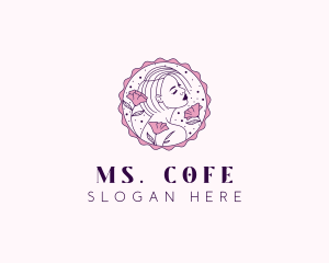 Beauty Floral Model logo design