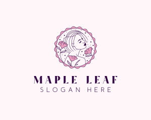 Beauty Floral Model logo design