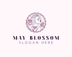 Beauty Floral Model logo design