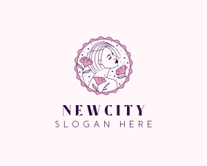 Beauty Floral Model logo design