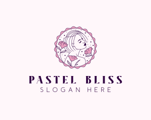 Beauty Floral Model logo design