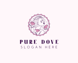 Beauty Floral Model logo design