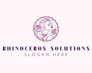 Beauty Floral Model logo design