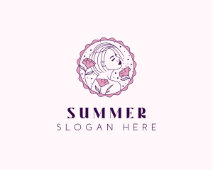 Beauty Floral Model logo design