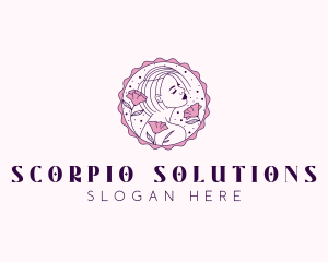 Beauty Floral Model logo design