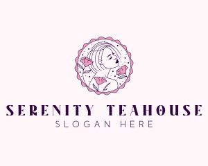 Beauty Floral Model logo design