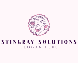 Beauty Floral Model logo design