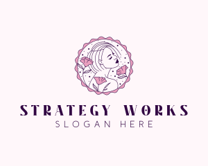 Beauty Floral Model logo design