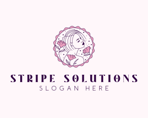 Beauty Floral Model logo design