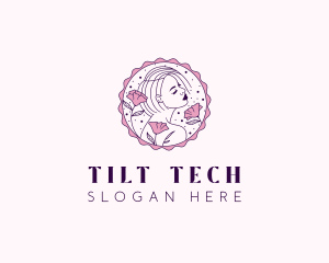 Beauty Floral Model logo design