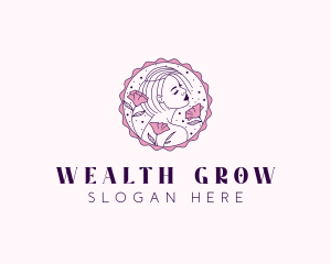 Beauty Floral Model logo design